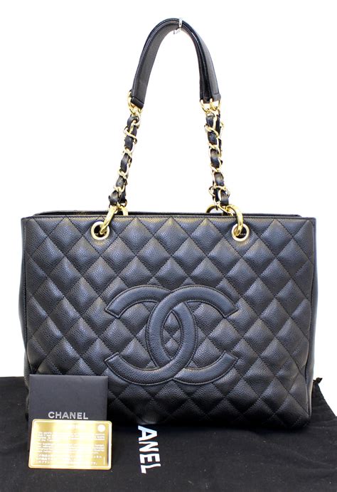 black chanel bag big|chanel large shopping tote.